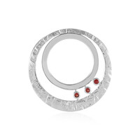 Pendentif en argent et Rubis de Tanzanie