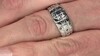 Anillo en plata con Diamante champán I2 (de Melo Essence)