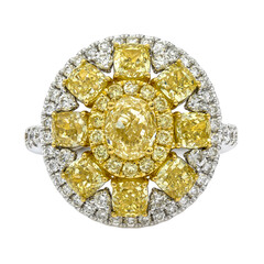 Bague en or et Diamant SI2 jaune (CIRARI)