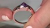 Zilveren ring met een Marokkaanse Amethist