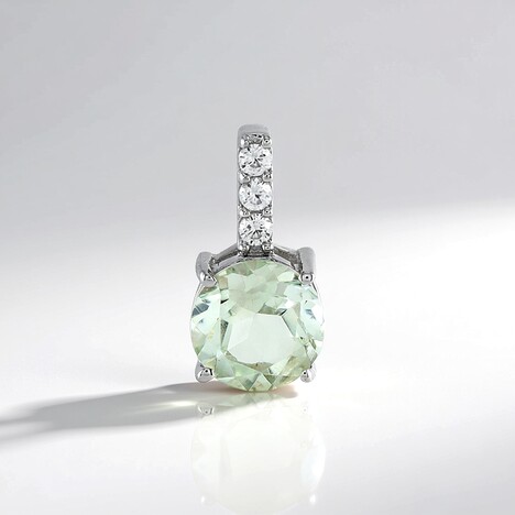 Ciondolo in argento con Ametista Verde