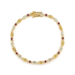 Edelstein-Silberarmband (de Melo Essence)