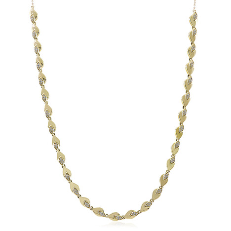 Collar en oro con Diamante SI2 (H) (de Melo)