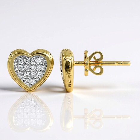 Orecchini in oro con Diamante SI1 (G) (Annette)