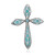 Zilveren hanger met Blauwe Kingman Mohave Turkooisen (Jones Lee)