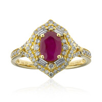 Bague en or et Rubis du Mozambique (CIRARI)