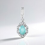 Ciondolo in argento con Grandidierite