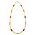 Cognac Baltic Amber Silver Necklace (dagen)