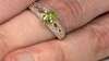 Gouden ring met een Capelinha sfeen
