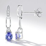 Orecchini in oro con Tanzanite AAA (CIRARI)