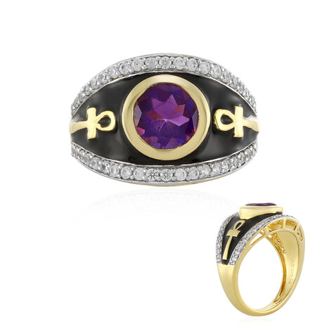 Amethyst Silver Ring