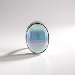 Ciondolo in argento con Fluorite (MONOSONO COLLECTION)