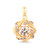 Gouden hanger met een I2 Bruine Diamant (SUHANA)