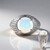 Anello in argento con Opale di Welo