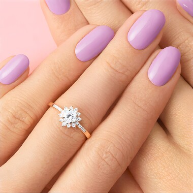 Zircon Silver Ring