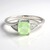 Anello in argento con Prehnite