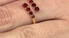 Anillo en plata con Espinela roja noble