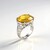Anello in argento con Fluorite Gialla