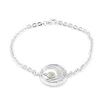 Spektrolith-Silberarmband