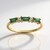 Bague en or et Emeraude de Zambie (de Melo Gold)