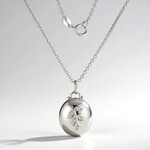 Collana in argento con Zircone (Adela Silber)