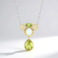 Edelstein-Silbercollier (Dallas Prince Designs)