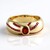 Anello in oro con Rubino Tanzania (Adela Gold)