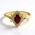 Bague en or et Rubis AAA du Mozambique (CIRARI)