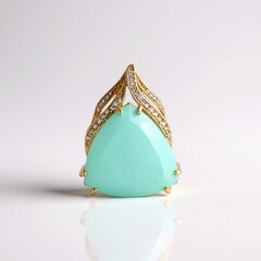 Ciondolo in oro con Opale Paraiba (AMAYANI)