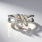 Anello in argento con Zircone (MONOSONO COLLECTION)