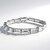 Bracciale in argento con Topazio Bianco