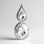Ciondolo in argento con Kunzite Bianca (Pallanova)