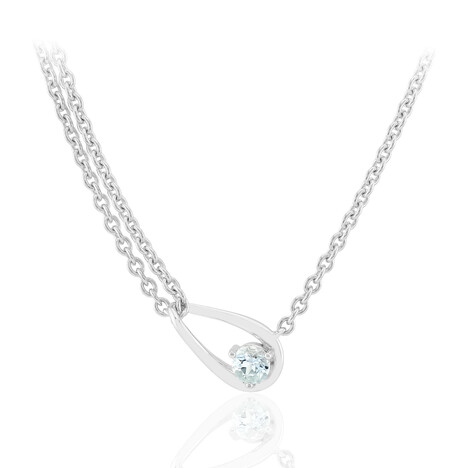 Collana in argento con Ambligonite