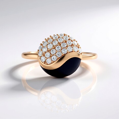 Anello in argento con Zircone (SAELOCANA)