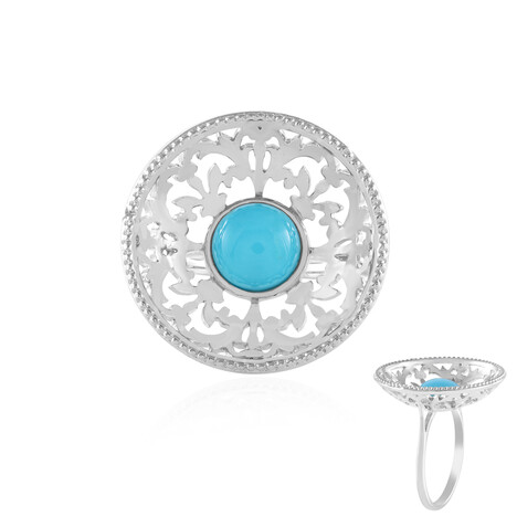 Sleeping Beauty-Türkis-Silberring (Faszination Türkis)