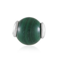 Ciondolo in argento con Malachite