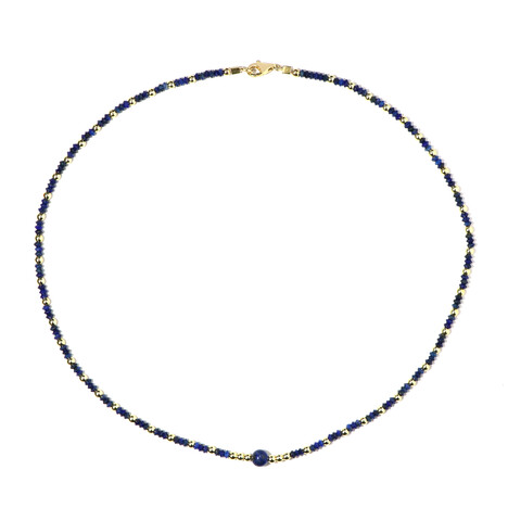 Lapis Lazuli Silver Necklace