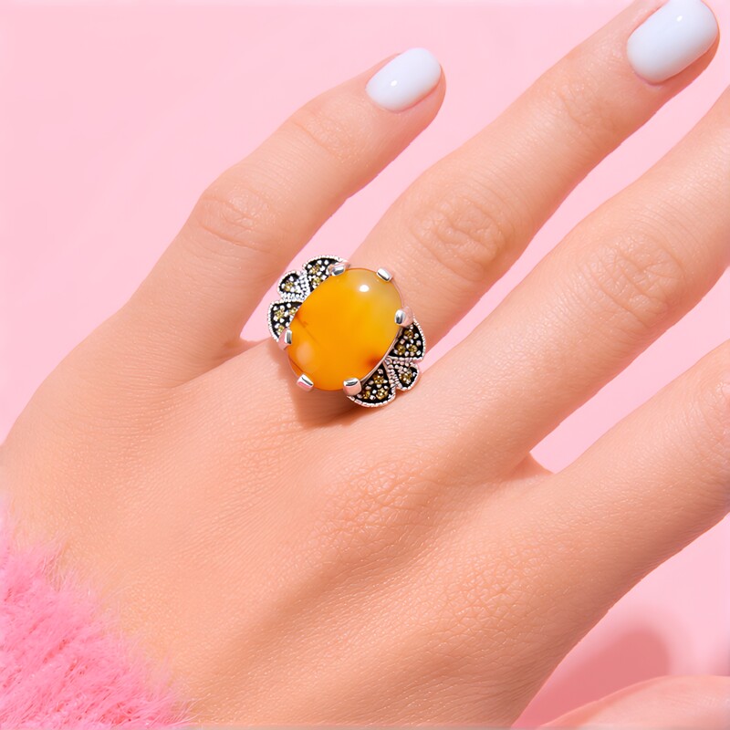 Karneol-Silberring (Annette classic)