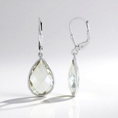 Orecchini in argento con Ametista Verde