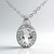 Collana in argento con Topazio Bianco