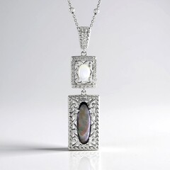 Collana in argento con Madreperla (Dallas Prince Designs)