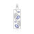 Ciondolo in argento con Tanzanite (VIENNA 1903)