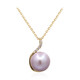 Collier en or et Perle de culture d'eau douce rose (CIRARI)