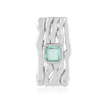 Paraibafarbener Smaragd-Silberanhänger (SAELOCANA)