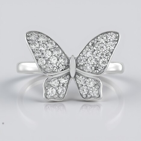 Anello in argento con Zircone