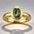 Anello in oro con Tanzanite Verde (CUSTODANA)