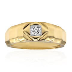 Anello in oro con Diamante IF (D)