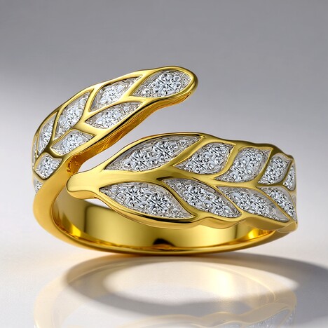 Anello in oro con Diamante SI1 (G) (Annette)