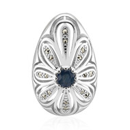 Colgante en plata con Zafiro azul (Annette classic)