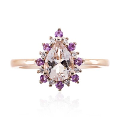 Bague en or et Morganite AAA (CIRARI)